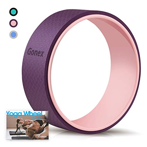 Gonex Yoga Wheel, 13 Inch for Back Pain Stretching with 10mm Thicken External