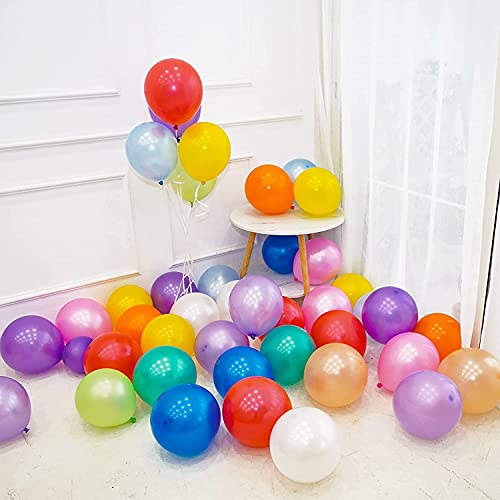 Image of AMFIN (Pack of 25) Latex Balloons /Latex Balloon for Birthday /Decoration for Birthday Balloon for Birthday /Latex Balloon for Birthday Decoration - Multi