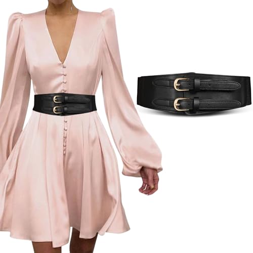 WELROG Elastischer Taillengürtel für Damen - 6 cm Breiter Gürtel für...