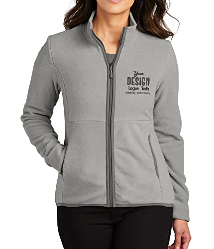 INK STITCH Women L110 Custom Embroidery Design Your Own Connection Fleece Jackets2