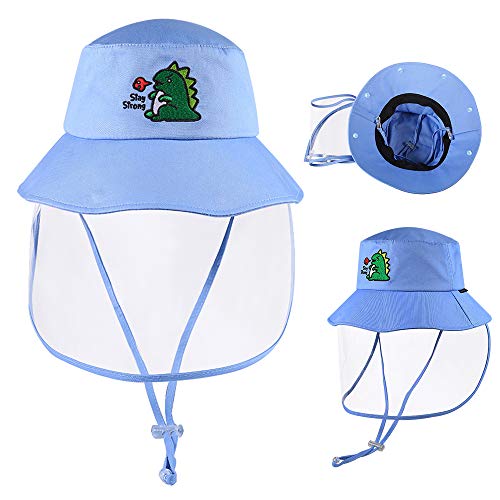 KKmoon Protetor solar externo com proteção UV Chapéu de balde de pesca removível com viseira removív