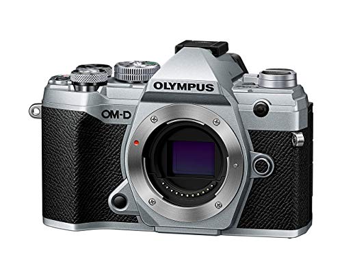 Olympus OM-D E-M5 Mark III Micro Four Thirds Systemkamera Gehäuse, 20 MP Sensor, 5-Achsen Bildstabilisator, leistungsstarker Autofokus, elektronischer OLED Sucher, 4K-Video, WLAN, Bluetooth, schwarz
