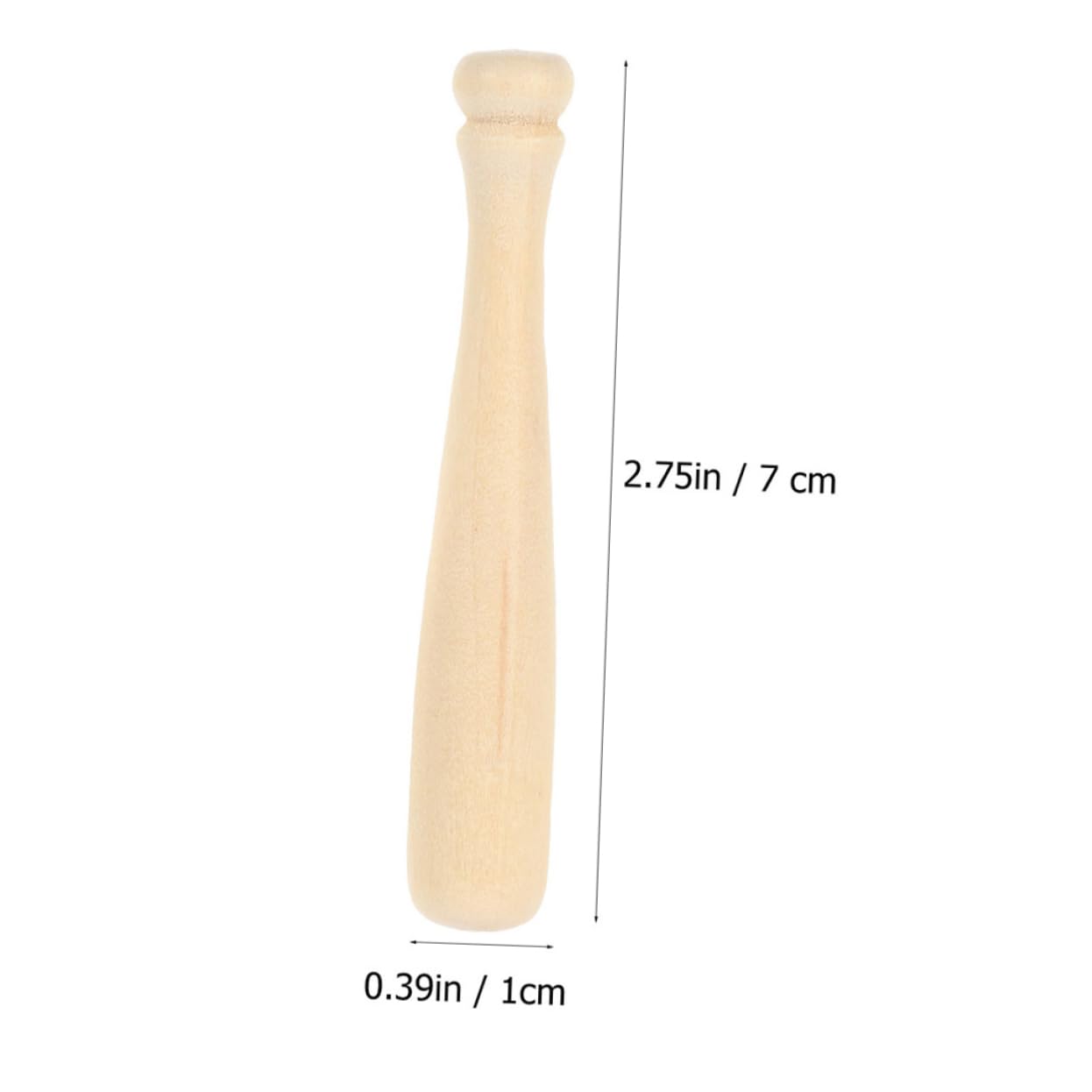 BRIGHTFUFU 12pcs Mini Wooden Baseball Bat Set Baseball Drawing Crafts for Boys and Girls