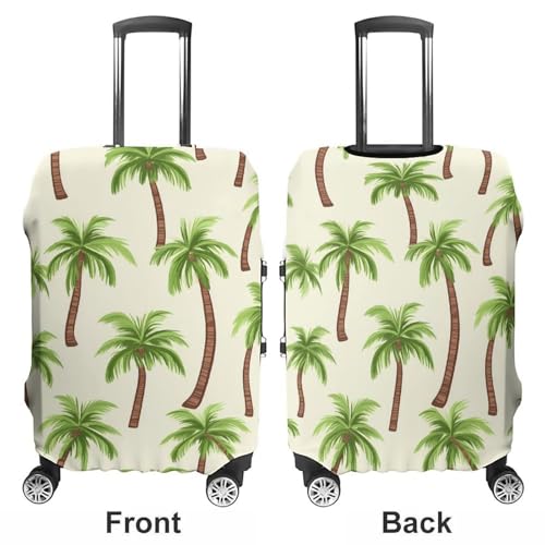 Tropic Palm Trees Travel Luggage Cover Suitcase Protector Baggage Covers for Men Women L3