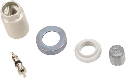 ACDelco Kit de servicio profesional TPMSKIT1 Sensor de monitoreo de presión de neumáticos (TMPS) con núcleo, tapa, arandela y tuerca