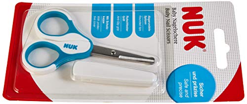 NUK Baby Nagelschere, sicher und präzise, blau, 1 Stück – Bild 4