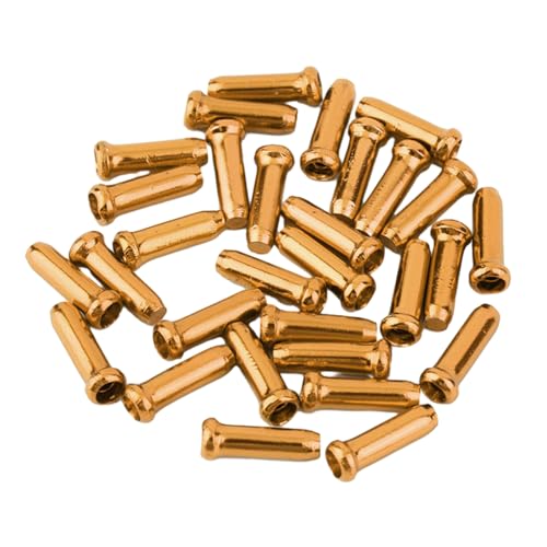 Vdaxvme 50 Pcs Aluminum Alloy Brake Cable End Cover Bike Cable End Caps Cable Road Bicycles Brake Cable End Tip Cover