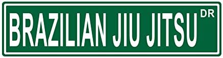 Slap-Art Brazilian Jiu Jitsu Dr.24x6 Funny Joke Humor Novelty Metal Aluminum Sign