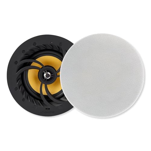 Lithe Audio 06610 All-in-One Wi-Fi Ceiling Speakers, Pair
