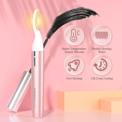 TOUCHBeauty Beheizte Wimpernzange, Elektrische Wimpernzange Wimpernbürste mit Intelligentem Temperatursensor, Wimpernzange Styling Tools (Keine Batterie)
