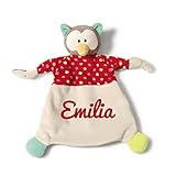 jellycat schmusetuch eule Mit Namen bestickt Nici 39247 Schmusetuch Eule Olof mit Namen bestickt