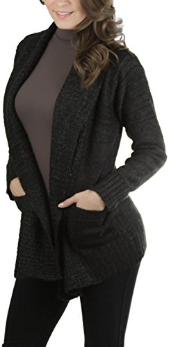 Image of ToBeInStyle Women's Warm Heavy Knit Long Sleeve Cardigans