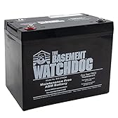 The Basement Watchdog Maintenance Free (AGM) Standby Battery for Backup Sump Pumps (BW-27AGM)