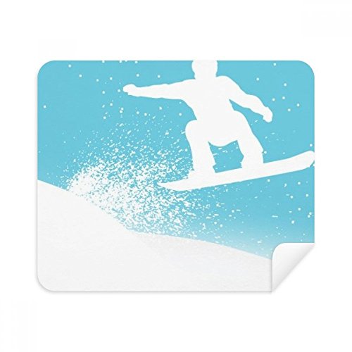 Suede tissu sport ski pour chiffon nettoyant de lunettes et écran tactile