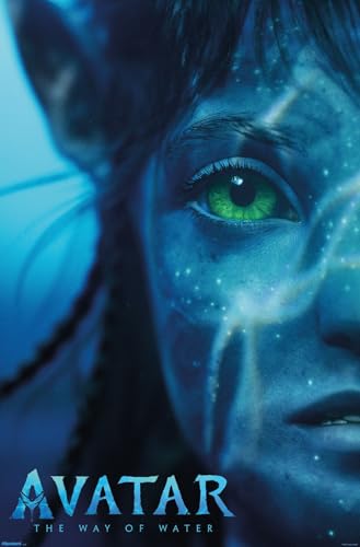 Avatar: The Way Of Water (2022) - Face One Sheet Wall Poster, 34L" x 22.4W", Premium Unframed Version