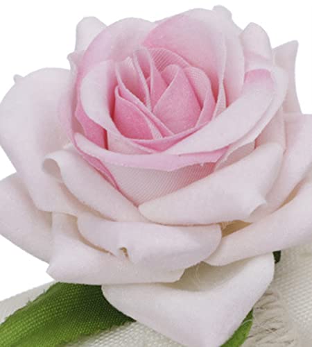 6Pcs Napkin Rings Rose Flower Napkin Ring Holders Bridal Napkin Buckle Dining Table Ring For Valentine's Day, Wedding, Anniversary, Holiday Party Dinner Decor Favor Pink #TOP5