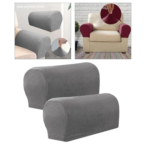 Fundas de brazos de sofá elásticas KESOTO, protector transpirable para sillón reclinable 5