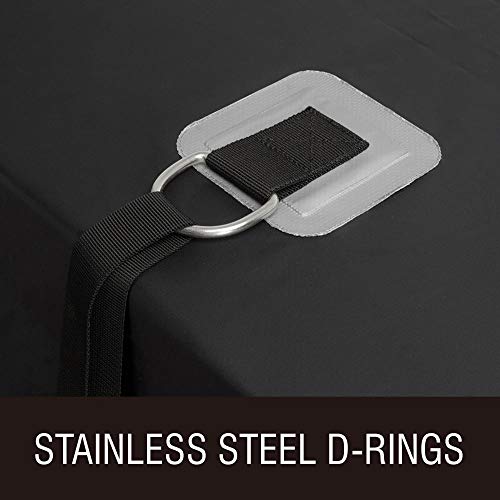 MARKSIGN 100% Waterproof Hitch Carrier Cargo Bag 59'' x 24'' x 24'' (20 Cu Ft), Waterproof Zipper and Rain Flap, 6 Lashing Straps with Cam Buckles, Zipper Lock Included - Thumbnail 6