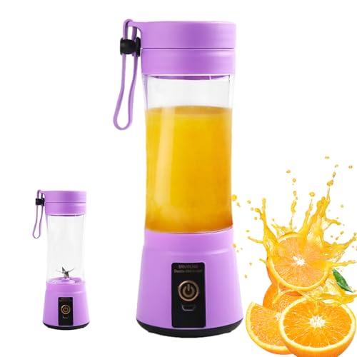 Bottiglia Per Miscelatore Di Frutta, Tazza Di Spremiagrumi, Bottiglia Di Miscela Di Frutta, Miscelatore Succo Di Ricarica USB Da 400 Ml, Relassa Di Rotazione Ad Alta Velocità Di Prodotti Nutrizionali