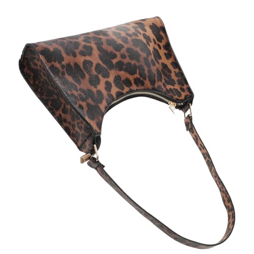Leopard Print Purse Crossbody Bag for Women Women's Tote Bag Zipper Lady Handbag for Daily Use