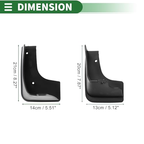 Image of Motoforti Mud Flaps Splash Guards Mud Guards for Nissan Teana 2008-2012 W /Mount Accessories