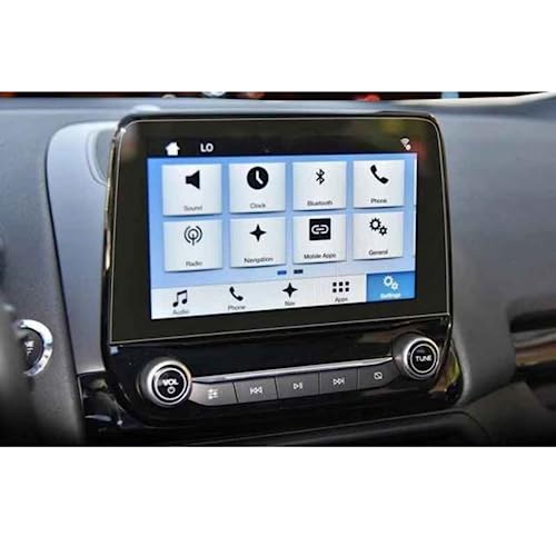 Protection écran navigation verre trempé 8 pouces haute résistance Ford Ecosport