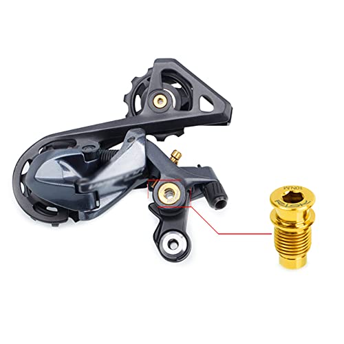 Bicycle Rear Derailleur Fixing Screw,Zcargel Bicycle Rear Derailleur Attachment Bolts Metal Bike Derailleur Screw R8000 Titanium Alloy For Mountain Road Bikes #TOP3
