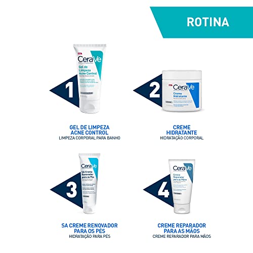 Cerave, Gel de Limpeza Acne Control com Niacinamida e Ácido Salicílico, 140g