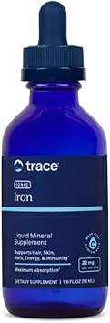 Trace Minerals Ionic Iron 22 mg - Dietary Supplement to Support Immune System Health & Energy - Liquid Ionic Trace Mineral Supplement with Ferrous Sulfate - 1.9 fl oz About 46 Servings