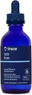 Trace Minerals Ionic Iron 22 mg - Dietary Supplement to Support Immune System Health & Energy - Liquid Ionic Trace Mineral Supplement with Ferrous Sulfate - 1.9 fl oz (About 46 Servings)