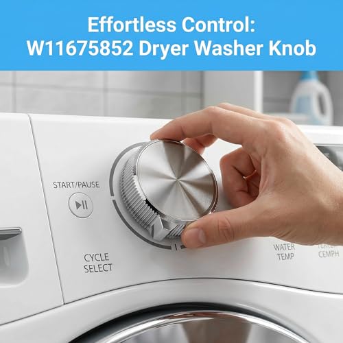 Boutons W11675852 de commande compatibles sèche-linge Maytag et Whirlpool