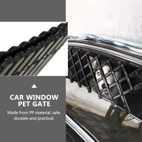 Toddmomy Barreira ajustável para animais de estimação: cerca automotiva PP para cães e gatos (24 x 1