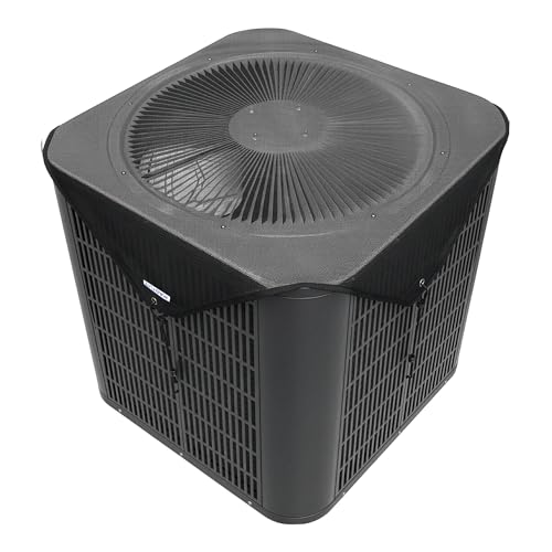KASTLITE Central Air Conditioner Cover Outdoor - 3636 Top Mesh AC Cover for Outside Unit with Non-Scratch Bungee Cord Hooks - HVAC Screen Compressor Condenser Vent/Fan Shade All-Season Defender