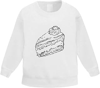 Azeeda 'Cake Slice' Kid's Sweatshirt/Jumper (3-4 Years) (KW00011905)