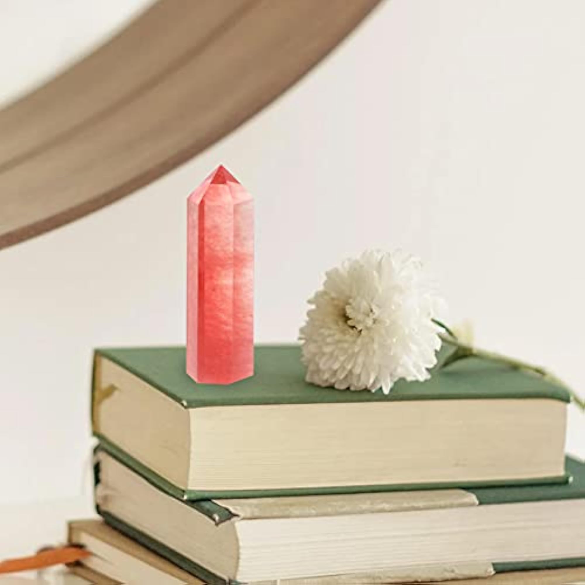 UniMarket Natural Healing Chakra Crystal Column with Hexagonal Wands