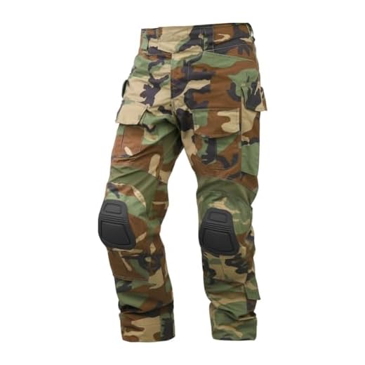 KRYDEX Tactical Men's G3 Combat Pants with Knee Pads (US, Alpha, Large, Regular, Regular, WL)
