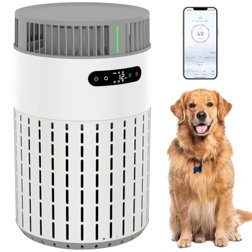 Advwin HEPA Air Purifier for Home & Bedroom - Smart WiFi & App Control, CADR 370 m³/h, UV Sterilization, Removes Dust, Pet Hair & Odors - Quiet Sleep Mode, Timer, Ideal for Pets & Allergies