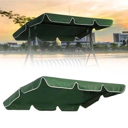 Housse de rechange pour balancelle – Pare-soleil résistant aux intempéries pour balancelle de jardin, terrasse, bord de piscine et arrière-cour – Protection UV, installation facile, accessoire de