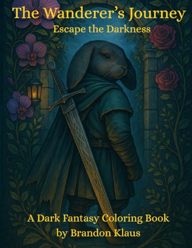 The Wanderer's Journey Escape the Darkness: �gA Quiet Coloring Companion for Heavy Days�h