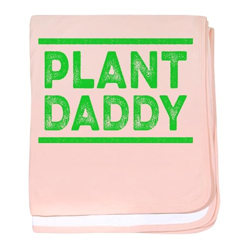 CafePress Plant Daddy Vegan Vegetarian Veganism Baby Blanket, Super Soft Newborn Swaddle