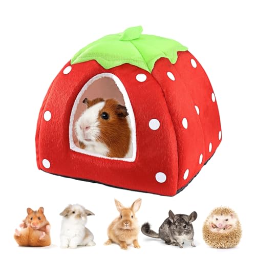 Meerschweinchen Kuschelhöhle, Weiches Haustierbett, Waschbar Meerschweinchen Zubehoer, Gemütliche Haustierhütte Für Kleine Tiere Wie Kaninchen, Drachenkatzen