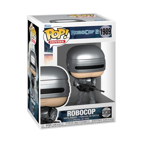Funko Pop! Movies: Robocop - Metallic - 1 in 6 Chance of Receiving The Rare Chase Variant - Styles Vary - Figura de Vinilo Coleccionable - Idea de Regalo - Mercancía Oficial