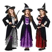 Morph Purple Witch Costume Kids, Witch Costume For Girls, Halloween Costumes For Kids, Large