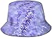 Sombrero de Cubo con Estampado de Flores de Color Lavanda púrpura, Gorra de Pesca para Pescador, para Viajes de Mujer