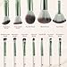 HEYMKGO Makeup Brushes 12PCS Professional Makeup Brush Set Premium Synthetic Foundation Powder Blush Blending Lip Eyeshadow Eyebrow Make Up Brush Kit with Travel Bag HEYMKGO Makeup Brushes 12PCS Professional Makeup Brush Set Premium Synthetic Foundation Powder Blush Blending Lip Eyeshadow Eyebrow Make Up Brush Kit with Travel Bag