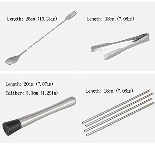 Coctelera para cócteles set de 7 piezas ideal como regalo para aficionados 4