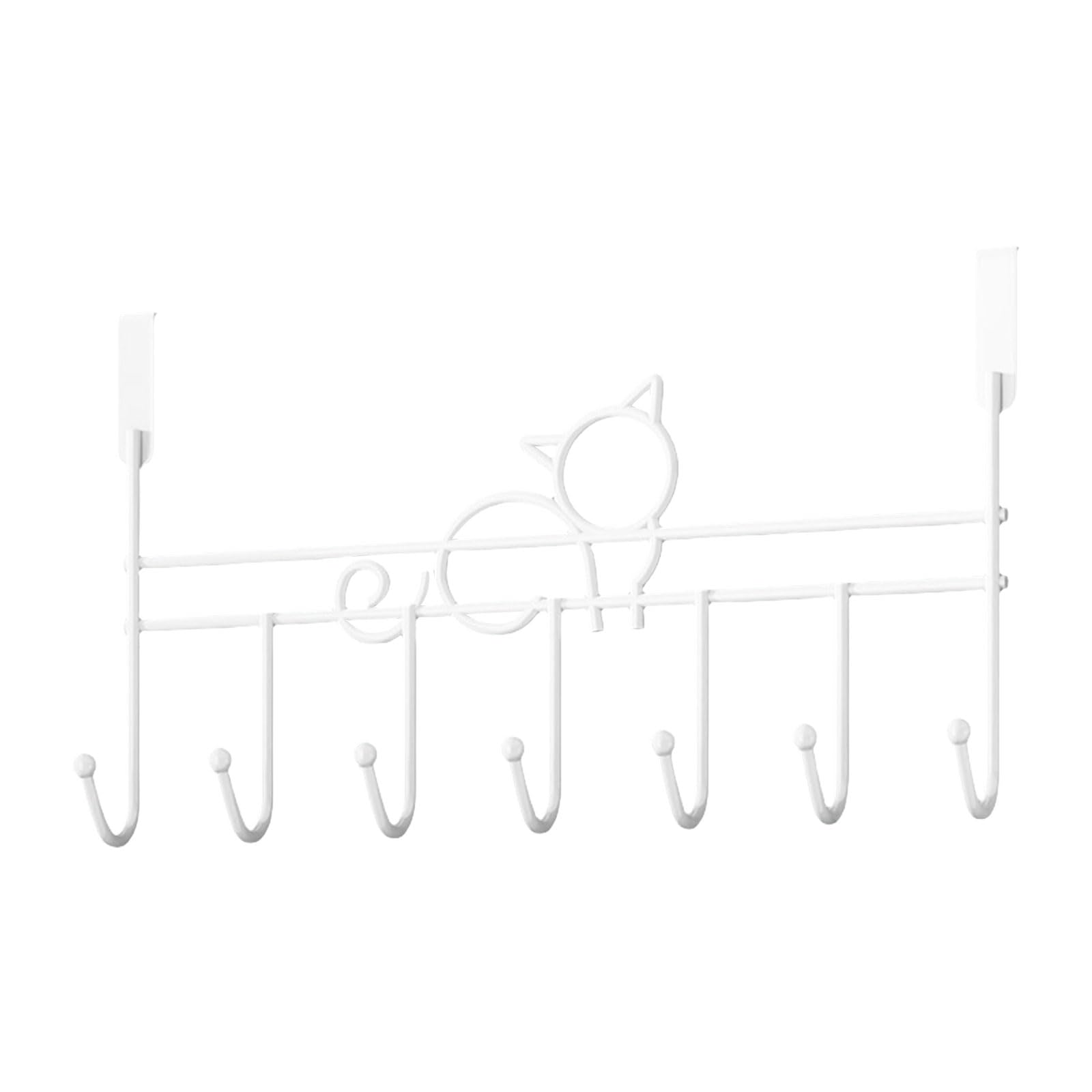 Msioytog F Multipurpose Cats Themed Door Hook Not Damage Wall Mounted And Towel Organizers Home Organization Daily Use Bathroom Storage