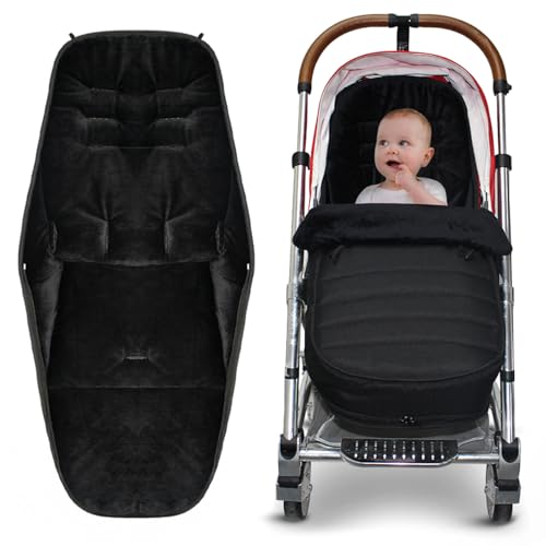 MHwan Saco Capazo Bebe Invierno, Saco Carro Bebe Invierno Engrosados 4 en 1, Saco Silla Paseo Universal, se Pueden Usar Como Sacos de Dormir, Cojines, Sacos, Mantas, Lavables a Máquina