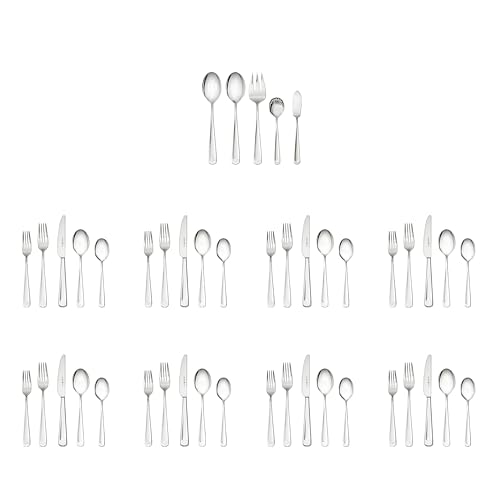 Henckels Silvano 45-pc 18/10 Stainless Steel Flatware Set