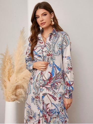 Image of DHRUVI TRENDZ Paisley Printed Kurta-Set for Women - Viscose Rayon Printed Kurta & Straight Pant | Festive Ethnic Indian Traditional Outfit for Functions & Puja | Lightweight Two Piece Dress for Beach & Holiday Look